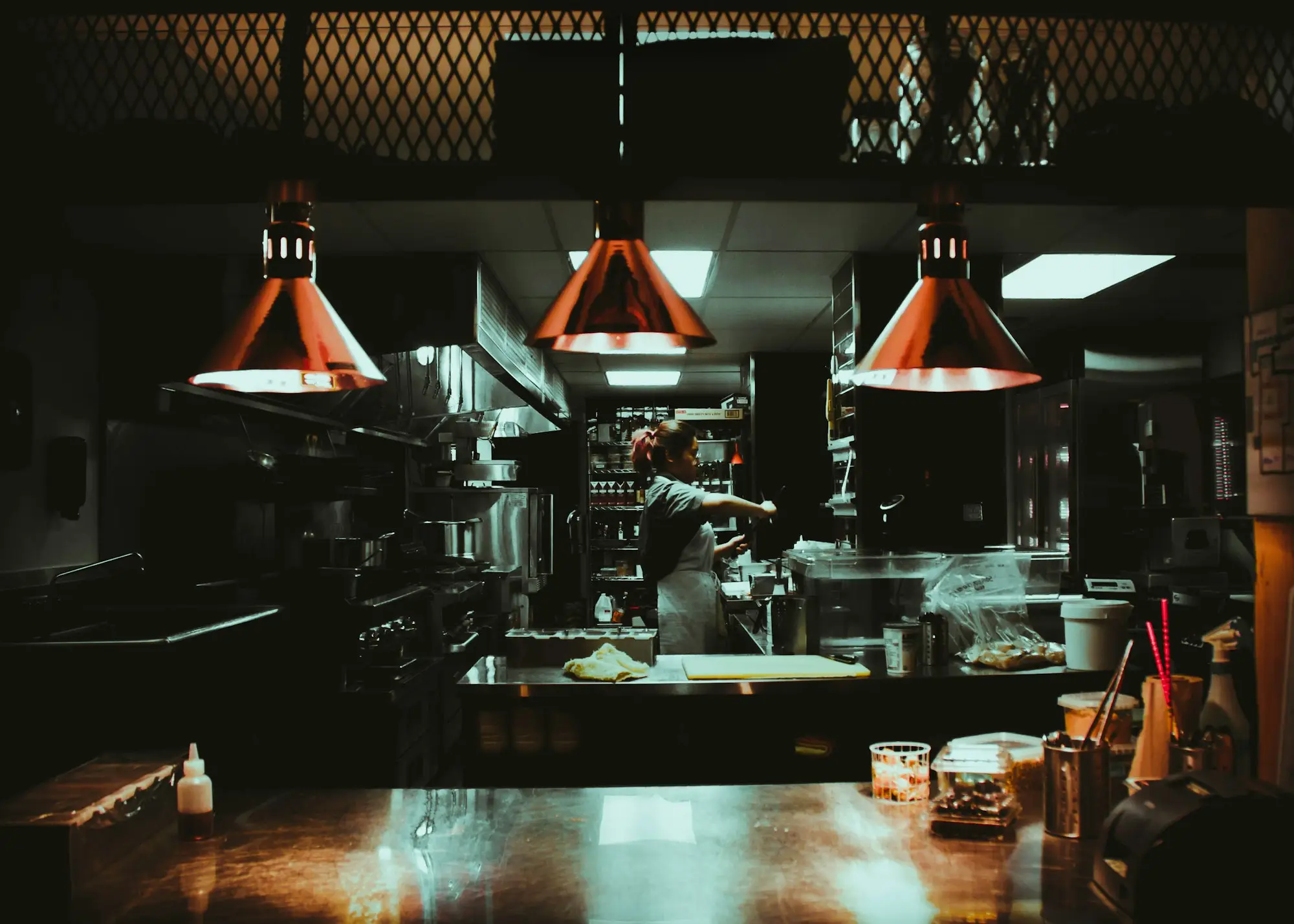 Restaurant kitchen ready for a busy public holiday shift